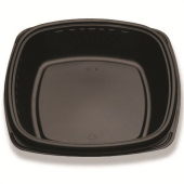 D&amp;W Fine Pack - Forum Base Container, 9" Deep Square, 40 oz PS Plastic, 300 count