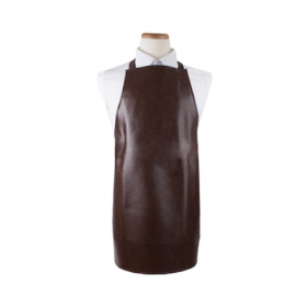 John Ritzenthaler - Bib Apron, Heavy Duty Vinyl Brown, each