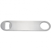 Winco - Bottle Opener, Flat Stainless Steel