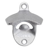 Winco - Bottle Opener, 3.25x2.75 Wall Mount Die-Cast Zinc Alloy