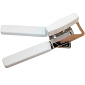 Winco - Can Opener, Hand Held with White Handles