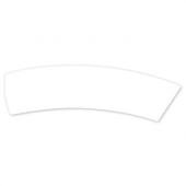 Coffee Cup Sleeves, White, Fits 12-20 oz Cups, Eco-Friendly, 1200 count