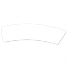Coffee Cup Sleeves, White, Fits 12-20 oz Cups, Eco-Friendly, 1200 count