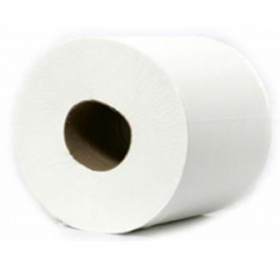Center Pull Hard Wound Towel, 2-Ply White, 6/600 sheets