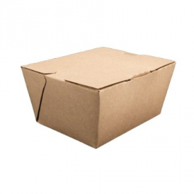 Southern Champion Tray - ChampPak Container #1, 4.375x3.5x2.5 Kraft Paperboard, 450 count