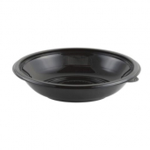 Anchor - Crystal Classics Bowl, 8.5&quot; Round PET Black Plastic, 24 oz