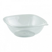 Genpak AD08 8 oz. Clear Hinged Deli Container - 200/Case - Splyco