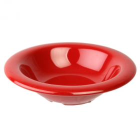 Salad Bowl, 4.75&quot; Pure Red Melamine, 4 oz