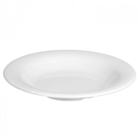 Pasta Bowl, 11.25&quot; White Melamine, 16 oz, 12 count