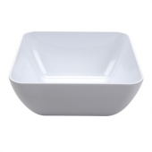 Nappie Bowl, 12 oz White Melamine, 12 count