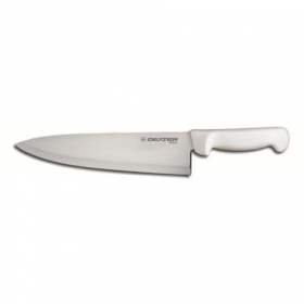 Dexter Russell - Basics Cooks Knife, 10&quot; Wide Blade with White Plastic Handle, each
