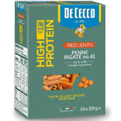 De Cecco - Penne Rigati Noodles (Pasta), Red Lentil, 12/8.8 oz