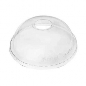 Solo - Lid, Clear Plastic Cold Drink Lid with 1.5&quot; Straw Hole, Fits 32 oz