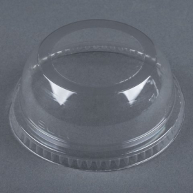 Dart - Lid, Dome Lid with 2" Hole, Clear PET Plastic