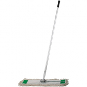 Winco - Dust Mop, 24&quot; with 60&quot; Long Aluminum Handle