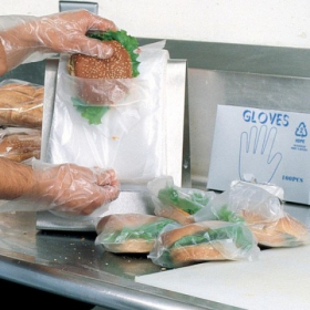 Elkay Plastics - Saddle Pack Deli Bag, Flip Top, 10x8+1LP+2FB, .5 mil, 2000 count