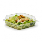 BottleBox - Food Container, 8x8 Clear Hinged PET Plastic