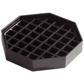 Winco - Drip Tray, 4.5&quot; Black Plastic, 4 pack