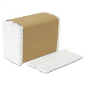 Dispenser Napkin, 2-Ply White Interfold