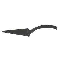 Cake Knife, 11" Black Plastic