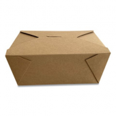 24oz Round PLA Lined Kraft Paper Food Container with Vented Lids 500 Pack