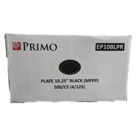 Primo - MFPP Plate, 10&quot; Black, 500 count