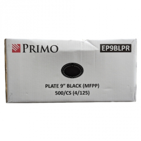 Primo - MFPP Plate, 9&quot; Black, 500 count