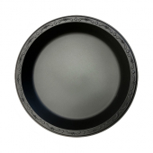 Ecopax - Pebble Series Plate, 9&quot; Black MFPP, 400 count