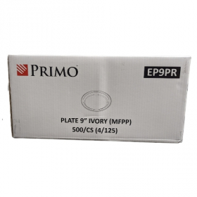 Primo - MFPP Plate, 9&quot; Ivory, 500 count