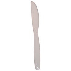 Knife, Extra Heavy White Plastic