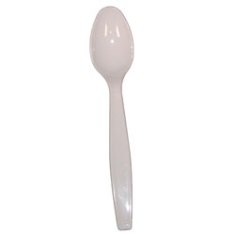 Spoon, Extra Heavy White Plastic