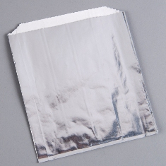 Sandwich Bag, Foil Lined Plain, 6x1x6.5