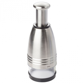 Winco - Food Chopper, Stainless Steel with Plastic Base