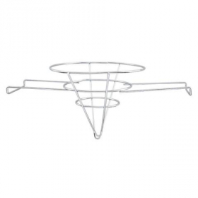 Winco - Fryer Filter Stand, 10&quot; Chrome Plated