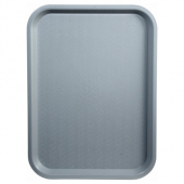 Winco - Fast Food Tray, 12x16 Gray Plastic, each