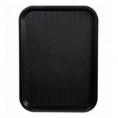 Winco - Fast Food Tray, 14x18 Black Plastic, each