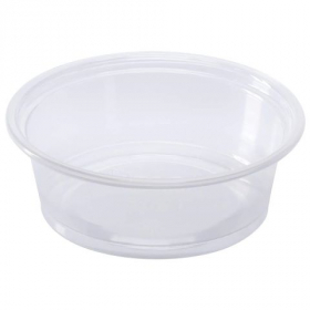 Karat - Portion Cup, 1.5 oz Clear PP Plastic, 2500 count