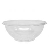 Karat 32oz PET Salad Bowl with Lids - 300 ct