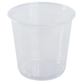 Karat - Deli Container, 24 oz Round Clear PET Plastic, 500 count
