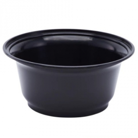 Karat - Injection Molded Bowl, 36 oz Black PP, 300 count