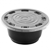 Karat - Flat Lid for 22-48 oz Injection Molded Bowl, Clear PP, 300 count