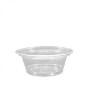 Karat - Portion Cup, 1 oz Squat Clear PP Plastic