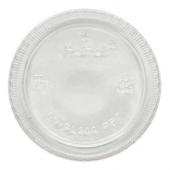 Karat - Portion Cup Lid, Fits 1 oz Squat and 2 oz Cups, Clear PET Plastic