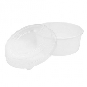 Karat - Paper Short Bucket Dome Lid, Fits 32 oz, 360 count