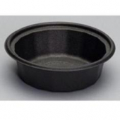 Genpak - Container, Black Round, Microwave Safe Base, 16 oz