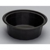 Genpak - Container, Black Round, Microwave Safe Base, 32 oz