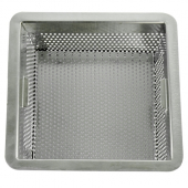 GSW - Floor Drain Basket, 8.5x8.5x3 Stainless Steel, each