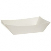 Food Tray, White #300, 8.125x5.875x2.125