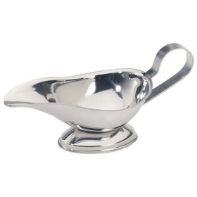 Gravy Boat, 3 oz Stainless Steel, each