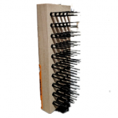 Grill Brush with Heavy 2&quot; Steel Deck Trim